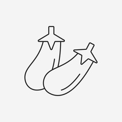 vegetables line icon