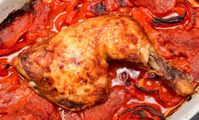 Roasted spicy chicken