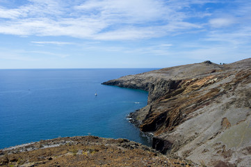 Fototapeta na wymiar Vistas de la costa en Madeira