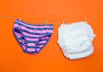 underpants and diapers