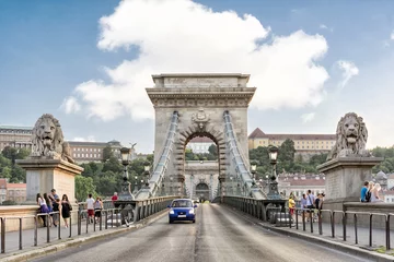 Wandaufkleber Kettenbrücke, Budapest, Ungarn © Özgür Güvenç