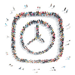  people in the shape of watches.