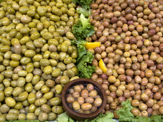 green olives