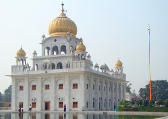 the temple of sikhs in Delhi