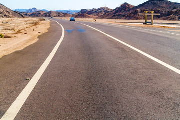 Road to Luxor from Safaga.