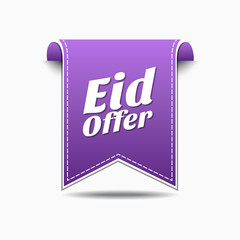 Eid Offer Violet Vector Icon Design