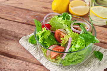 salad of fresh vegetables