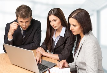 Obraz premium Business, Office, Computer.