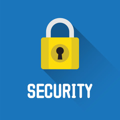 Lock icon. Security concept. Vector illustration