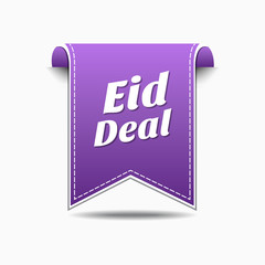 Eid Deal Violet Vector Icon Design
