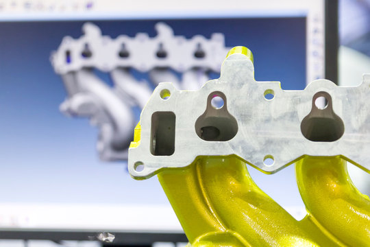 3D scan aluminum automotive parts