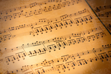 Music notes background