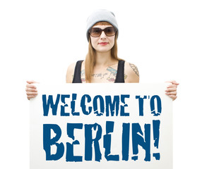 Obraz premium Welcome to Berlin!