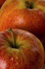 fresh red apples