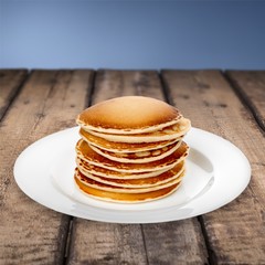 Pancake, Breakfast, Syrup.