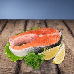 Salmon, fillet, fresh.