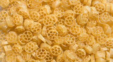 Italian Penne Rigate Macaroni Pasta raw food 