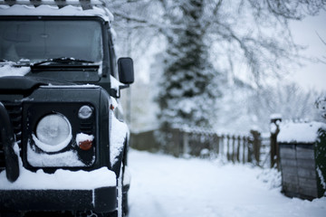4x4 truck in the snow © Andrew Dorey