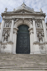 Fototapeta na wymiar Basilica di Santa Maria della Salute Church, Venice