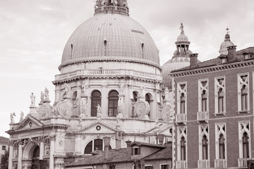 Fototapeta na wymiar Basilica di Santa Maria della Salute Church, Venice
