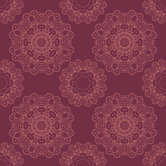 Abstract seamless lace pattern
