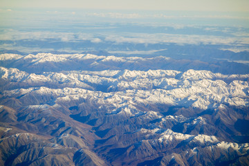 Fototapeta premium Southern Alps in Taranaki