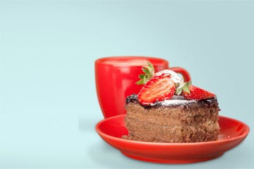 Closeup, decoration, slice.