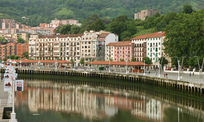 Fototapeta na wymiar View to the Bilbao.
