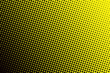 Background with black spots yellow base