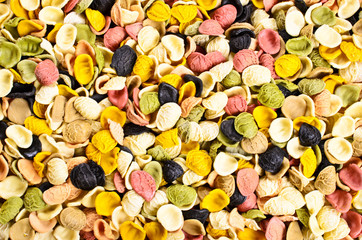 Background of dry pasta