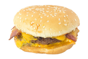 Hamburger on isolate background.