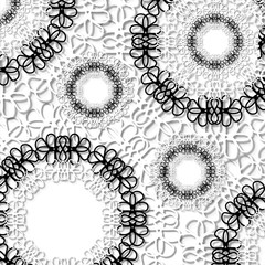 
set of design snowflakes