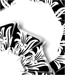 
set of design snowflakes