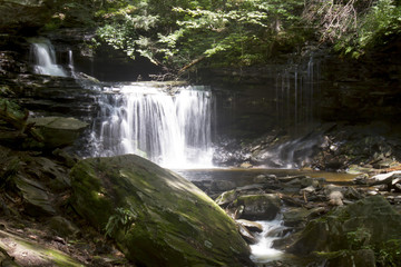 Fototapeta premium Tiered waterfalls