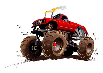 Cartoon Monster Truck © Mechanik