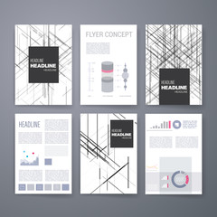 Templates. Design Set of Web, Mail, Brochures. Mobile