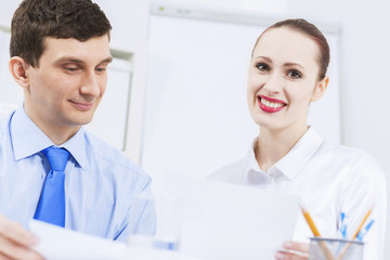 Fototapeta premium Working in partnership