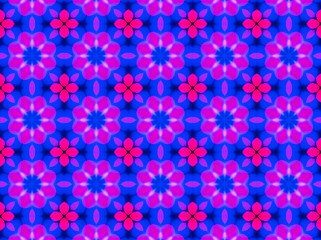 Ethnic pattern. Abstract kaleidoscope  fabric design.
