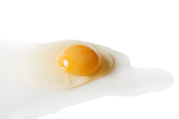 Raw egg.
