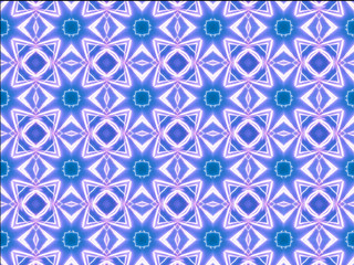 Ethnic pattern. Abstract kaleidoscope  fabric design.