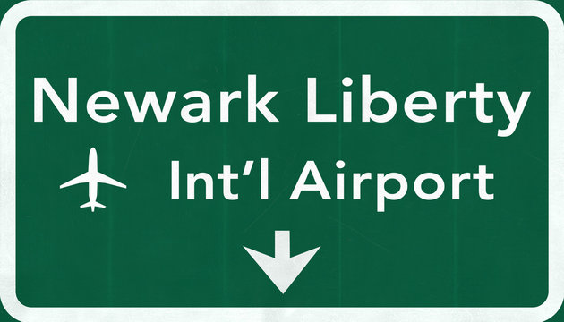 New Jersey Newark Liberty USA International Airport Highway Road