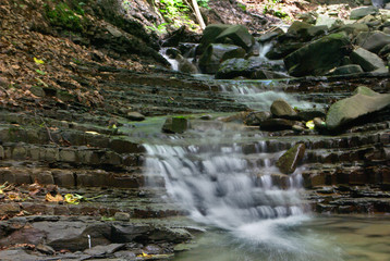 Obraz premium Wodospad, Zawoja 4