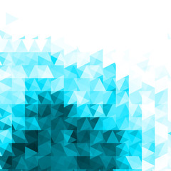 Abstract blue light template background