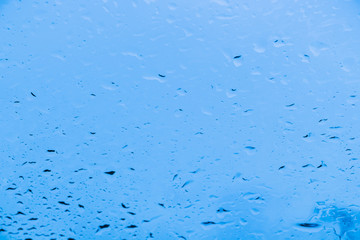 raindrops on the glass