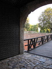 Kalemegdan gate in Belgrade on summer