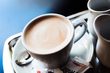 Shop, espresso, aroma.
