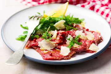 carpaccio from veal.