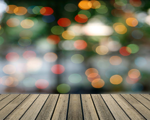 bokeh in sunny forest