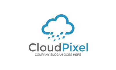 Cloud Pixel Logo