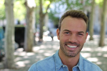 Portrait of a gorgeous young man